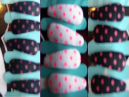 barrettes a pois