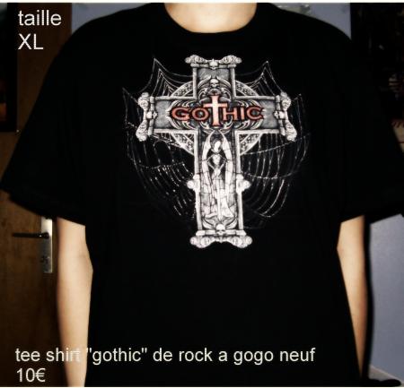 tee shirt GOTHIC