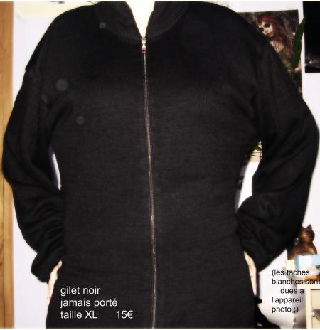 gilet noir