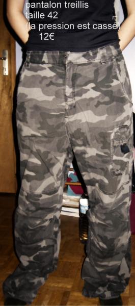 pantalon treillis